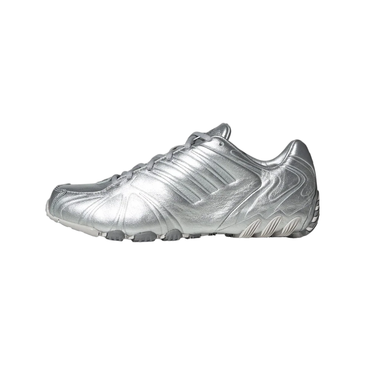 Overkicks - Adidas Ghost Sprint Metallic Silver (Womens) (JQ6439) - vista lateral