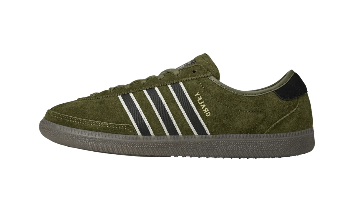 Overkicks - Adidas Gralfy II SPZL Dark Green (KK4203) - vista lateral
