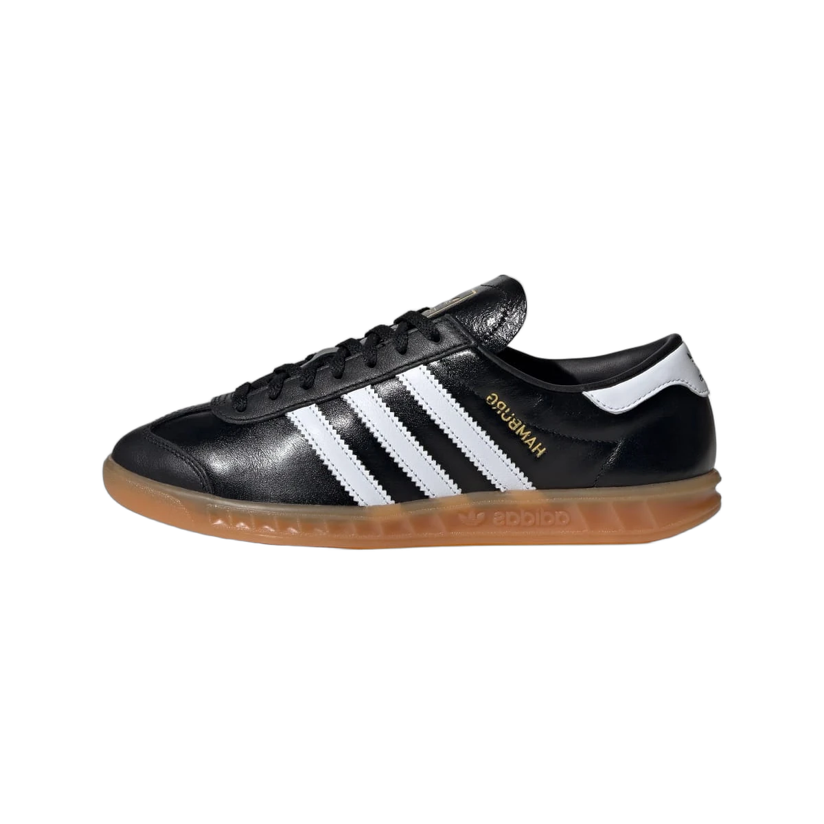 Overkicks - Adidas Hamburg Black White Gum (JI2626) - vista lateral