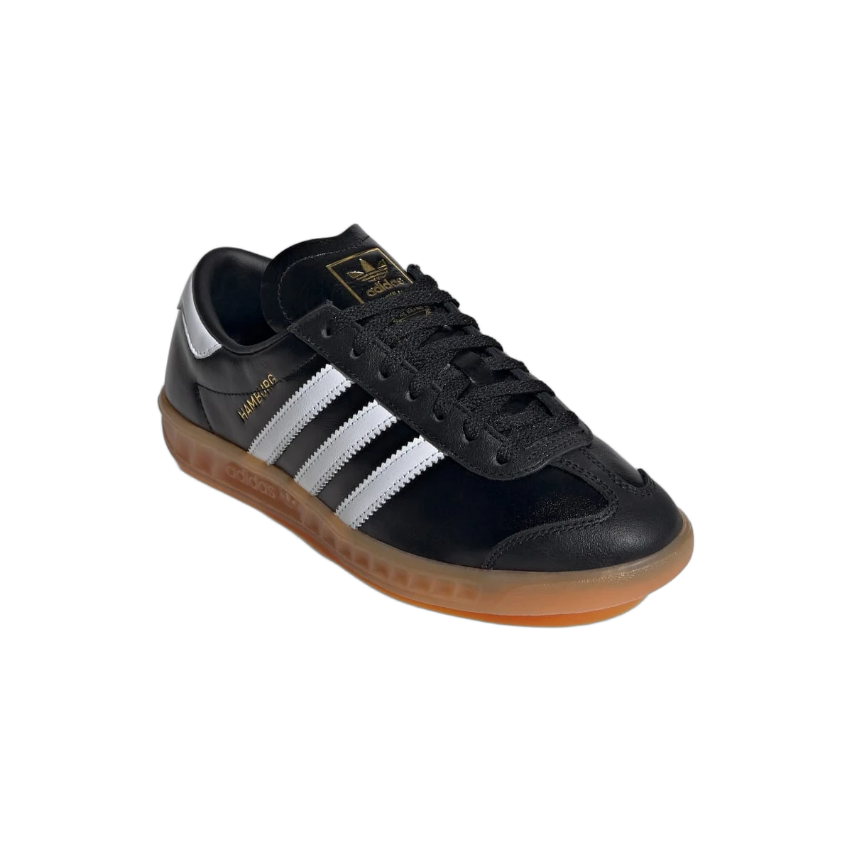 Overkicks - Adidas Hamburg Black White Gum (JI2626) - detalle suela