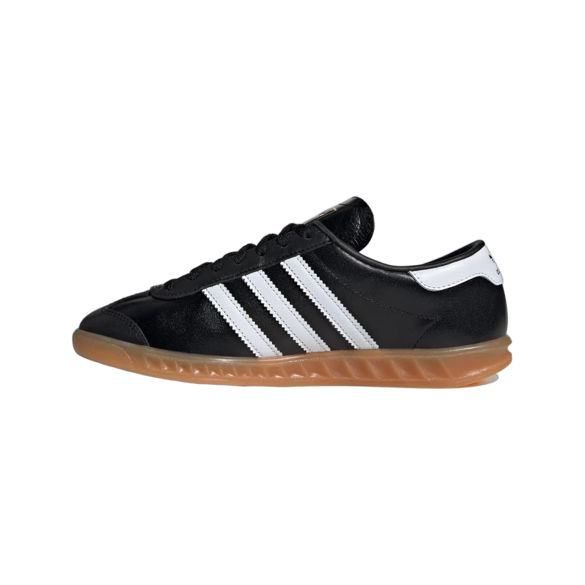 Overkicks - Adidas Hamburg Black White Gum (JI2626) - detalle talon