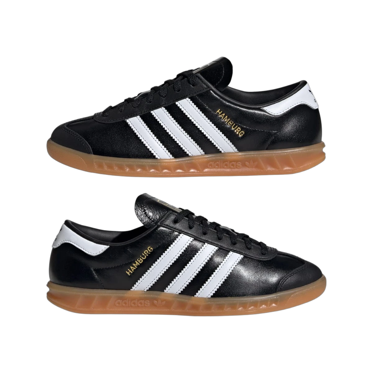 Overkicks - Adidas Hamburg Black White Gum (JI2626) - detalle lateral interior