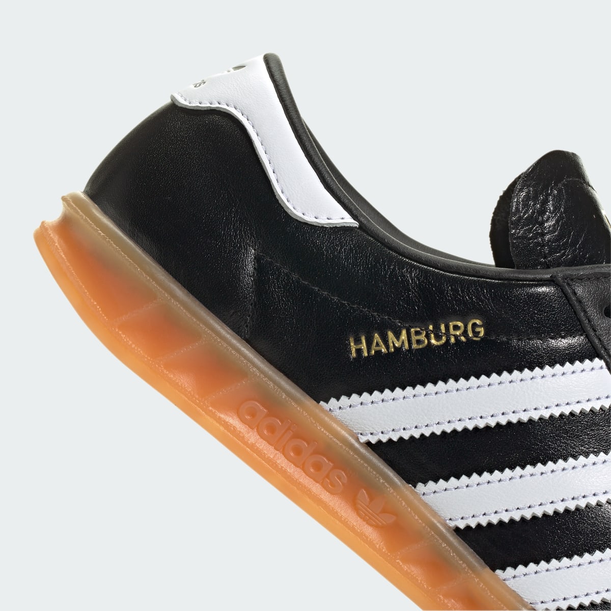 Overkicks - Adidas Hamburg Black White Gum (JI2626) - detalle