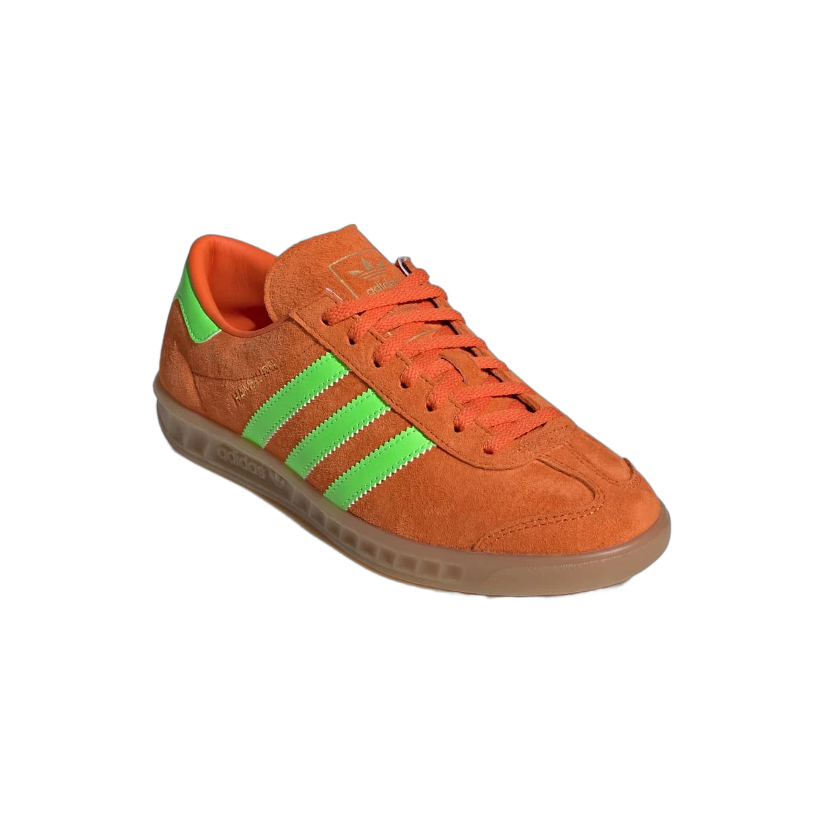 Overkicks - Adidas Hamburg Orange Solar Green (IH5460) - detalle suela