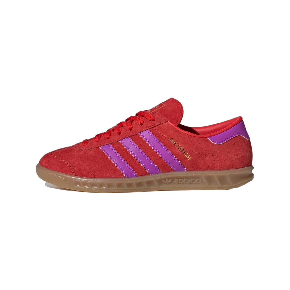 Overkicks - Adidas Hamburg Red Purple Burst (IH5461) - vista lateral