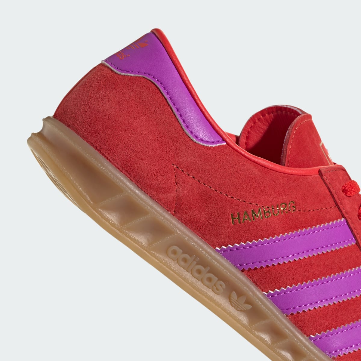 Overkicks - Adidas Hamburg Red Purple Burst (IH5461) - detalle