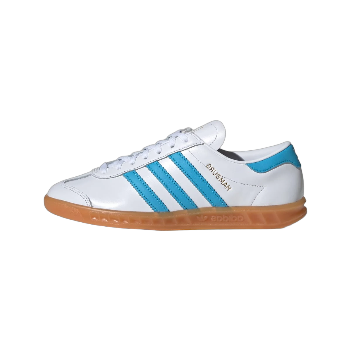 Overkicks - Adidas Hamburg White Sky Rush (JI2625) - vista lateral