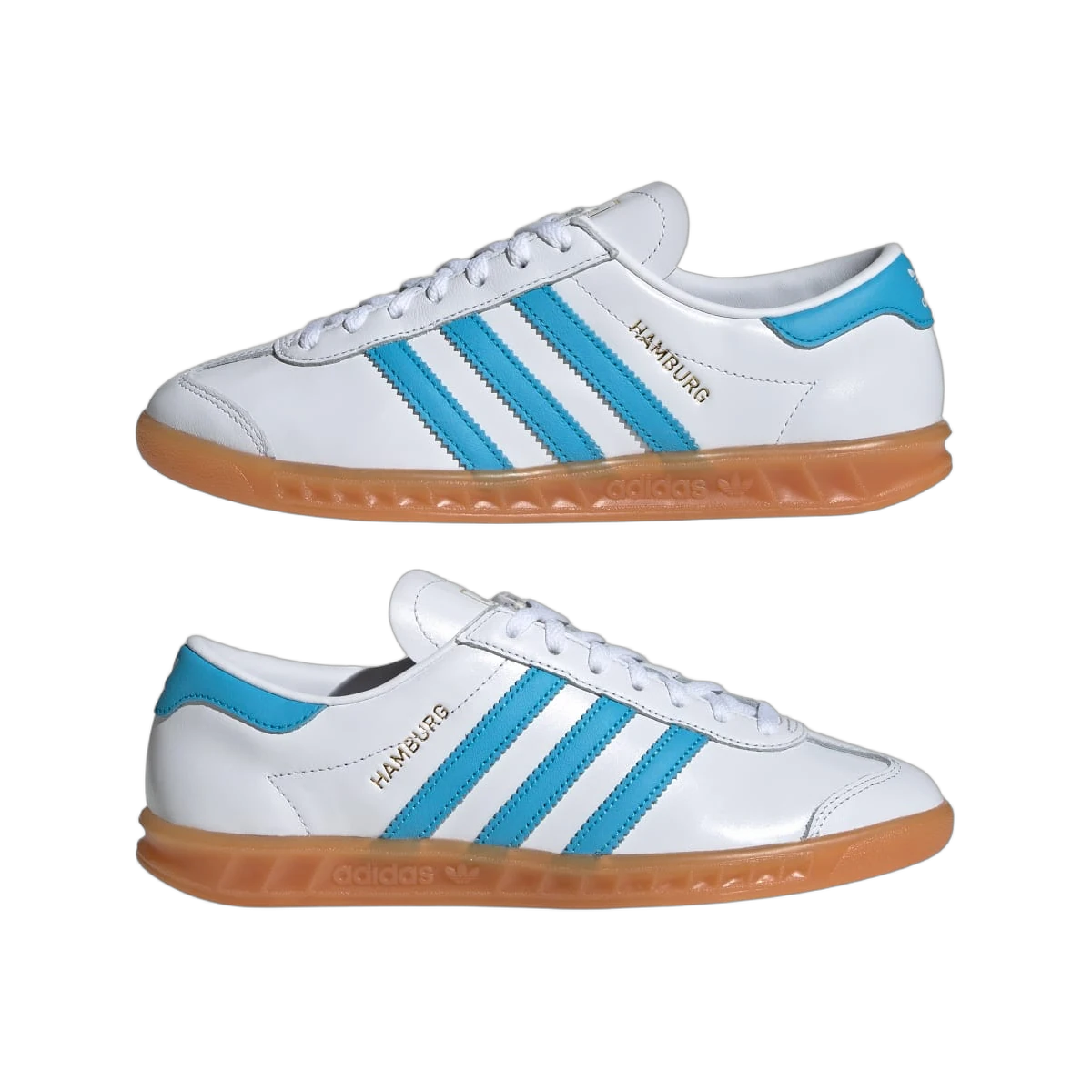 Overkicks - Adidas Hamburg White Sky Rush (JI2625) - detalle lateral interior