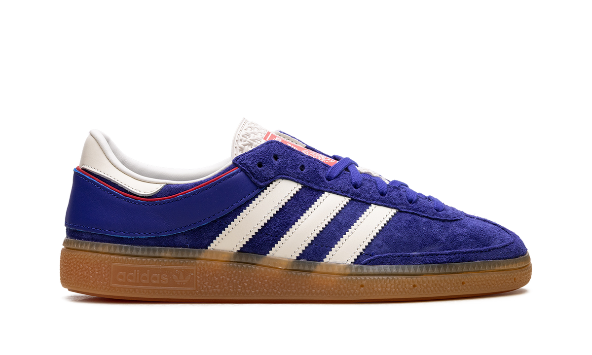Overkicks - Adidas Handball Cup SPZL Semi Lucid Blue Cream White (JS3062) - detalle talon