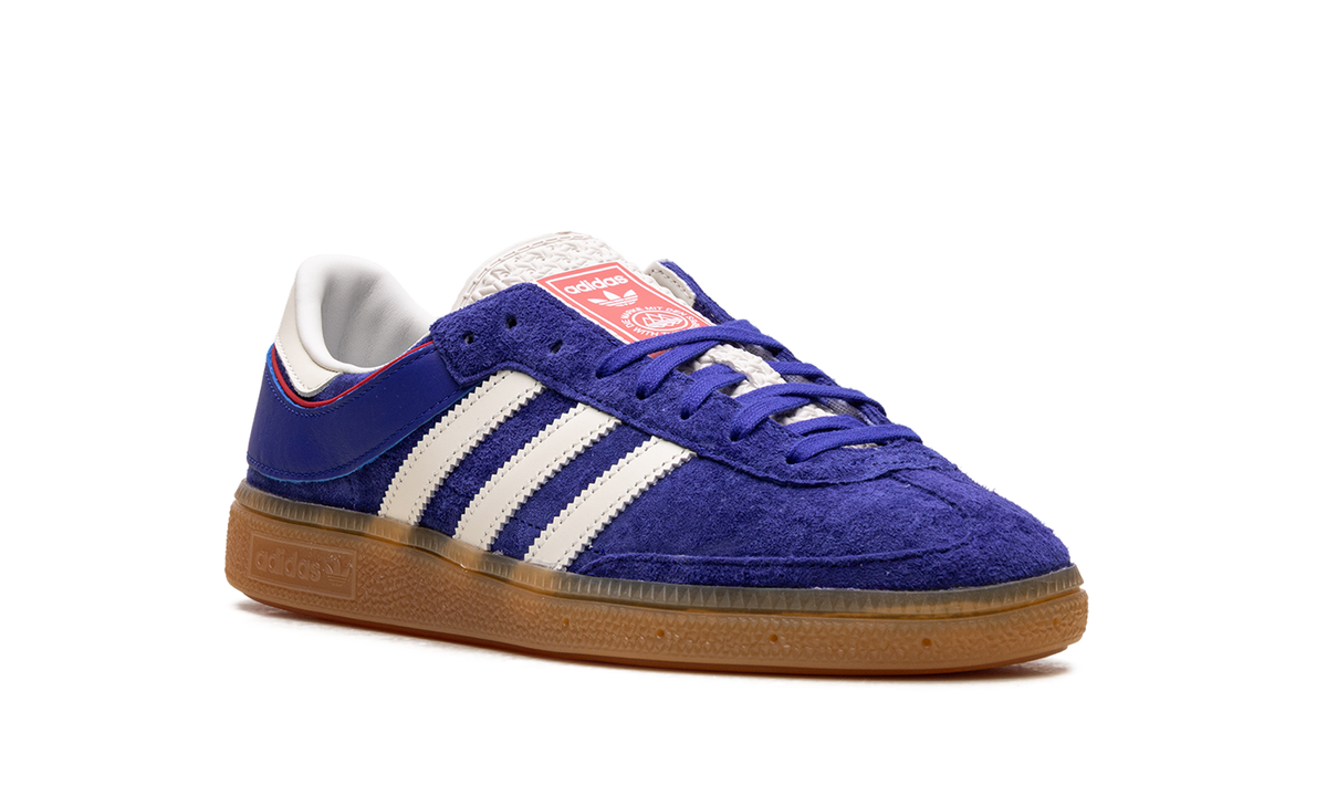 Overkicks - Adidas Handball Cup SPZL Semi Lucid Blue Cream White (JS3062) - detalle lateral interior