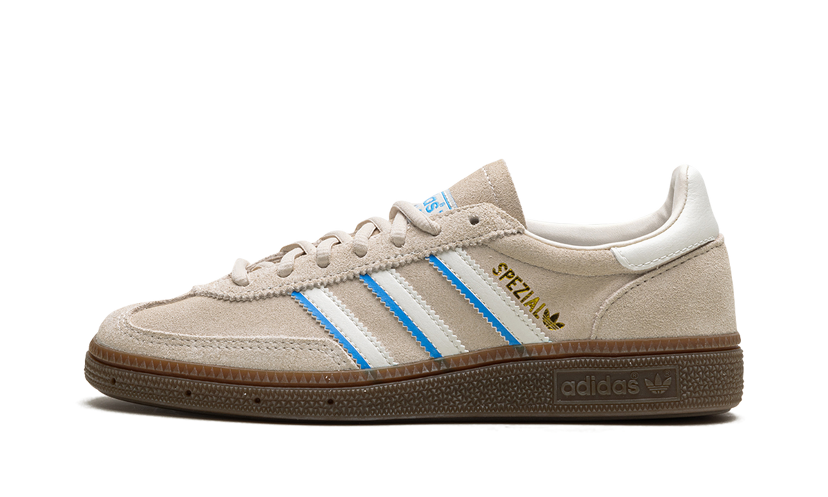 Overkicks - Adidas Handball Spezial Aluminum Bright Blue (IH9962) - vista lateral