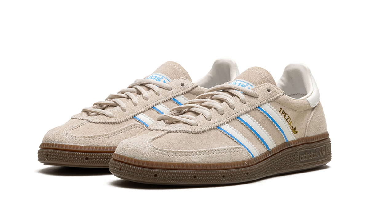 Overkicks - Adidas Handball Spezial Aluminum Bright Blue (IH9962) - vista trasera