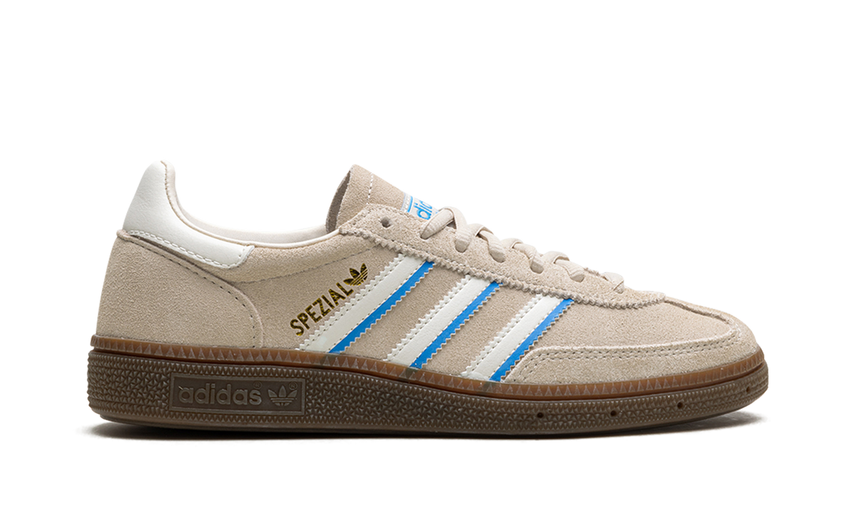 Overkicks - Adidas Handball Spezial Aluminum Bright Blue (IH9962) - detalle talón
