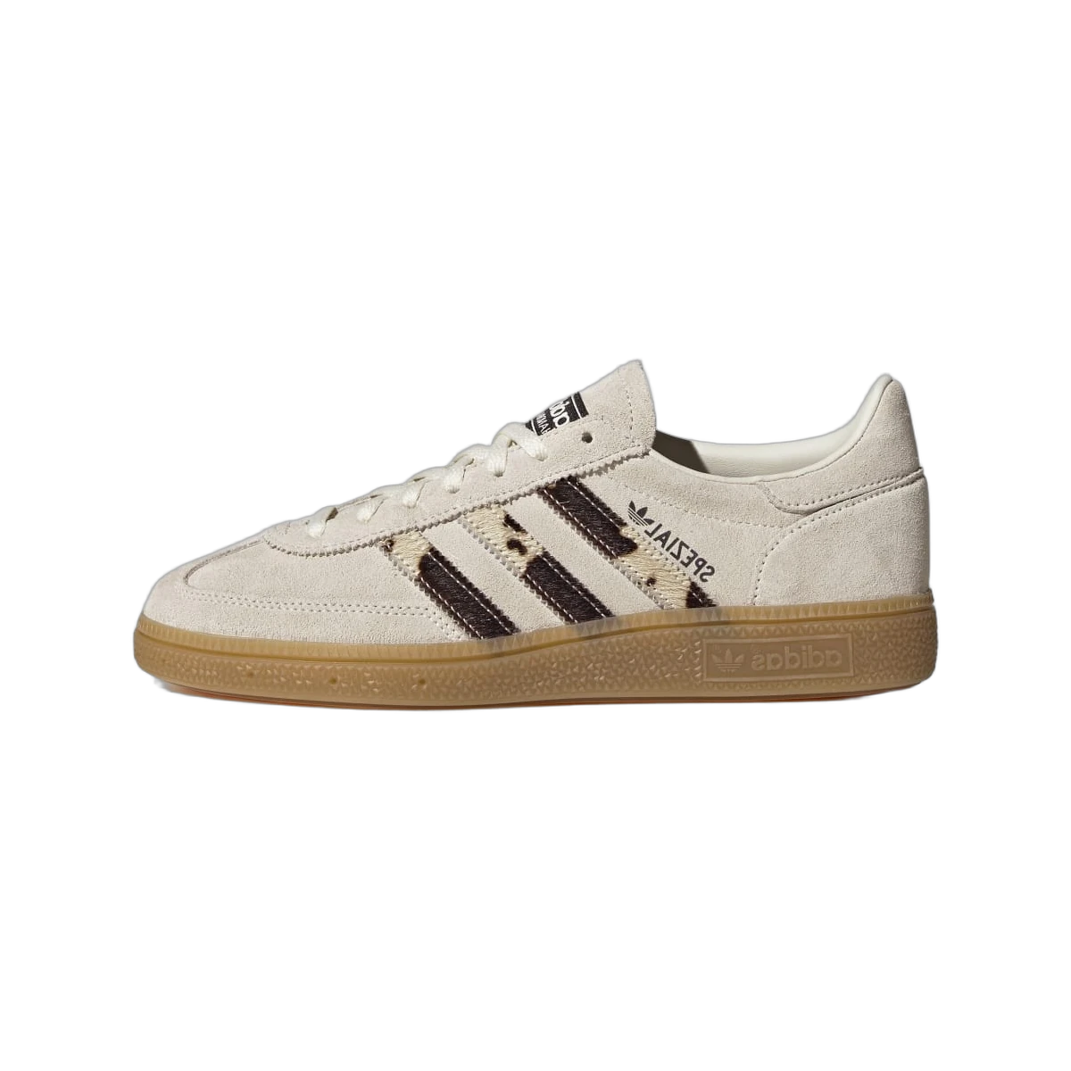 Overkicks - Adidas Handball Spezial Animal Stripes Off White (JP7928) - vista lateral