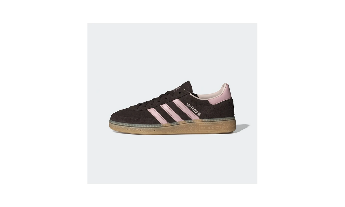 Overkicks - Adidas Handball Spezial Aurora Coffee Sandy Pink (IH1507) - vista lateral