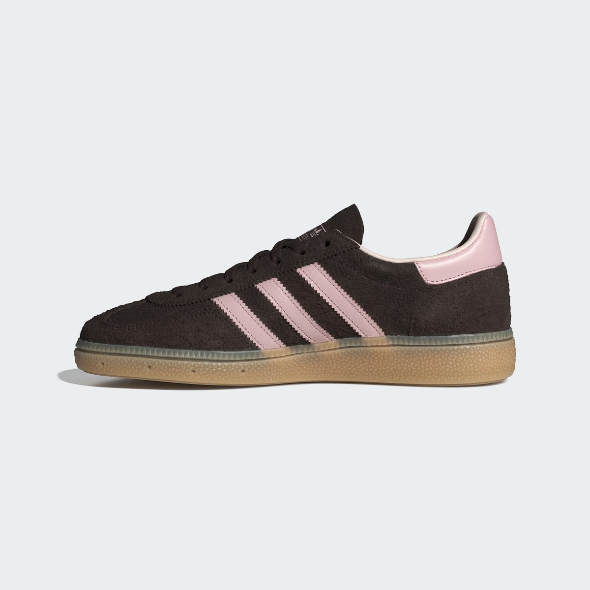 Overkicks - Adidas Handball Spezial Aurora Coffee Sandy Pink (IH1507) - detalle talón