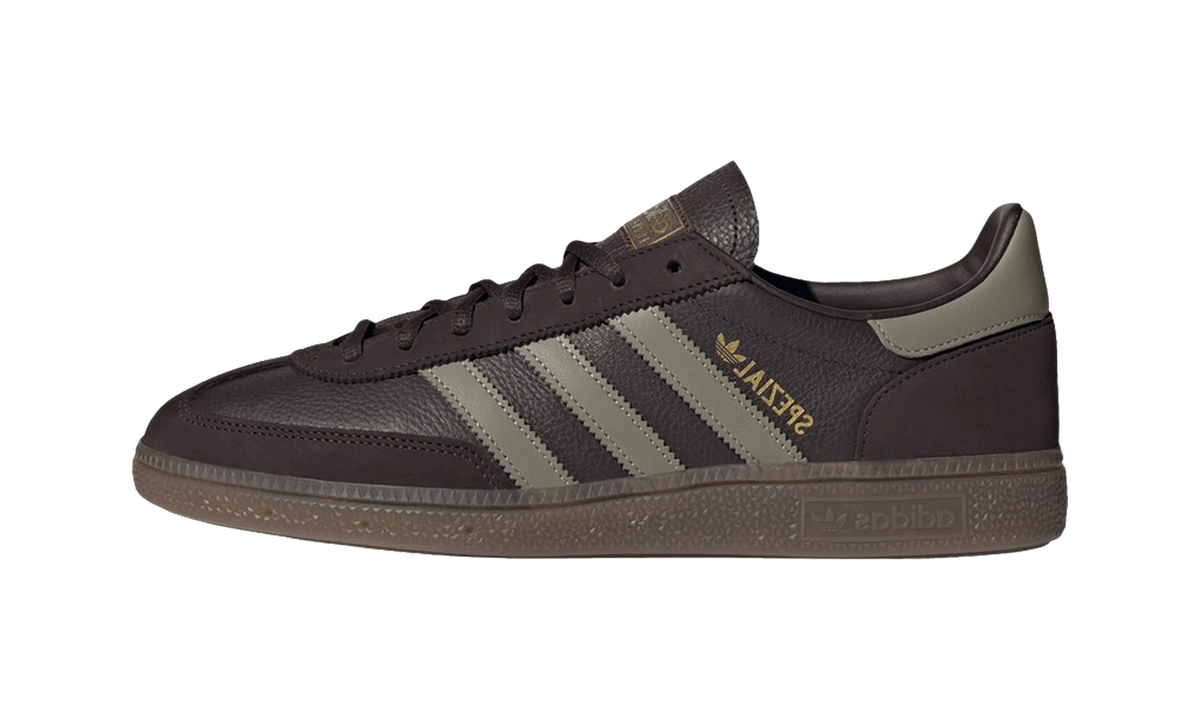 Overkicks - Adidas Handball Spezial Aurora Coffee Silver Pebble (IH6567) - vista lateral