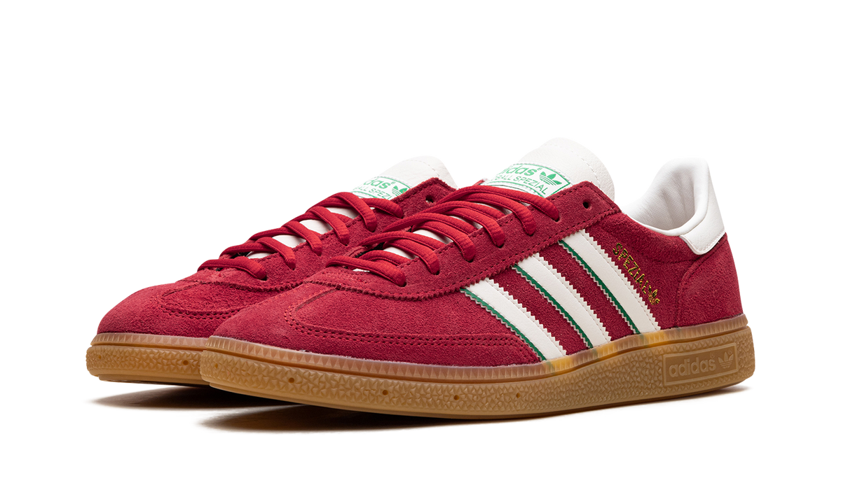 Overkicks - Adidas Handball Spezial Better Scarlet Green (IF9531) - vista trasera