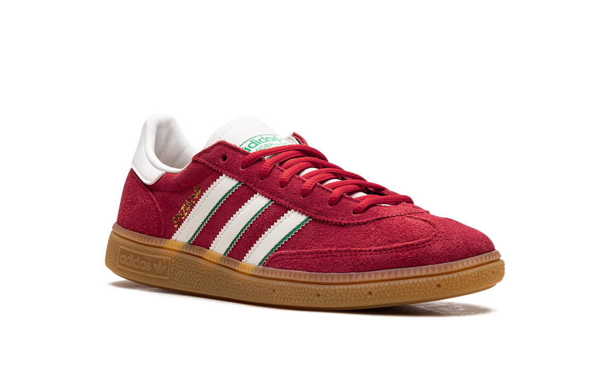 Overkicks - Adidas Handball Spezial Better Scarlet Green (IF9531) - detalle lateral interior