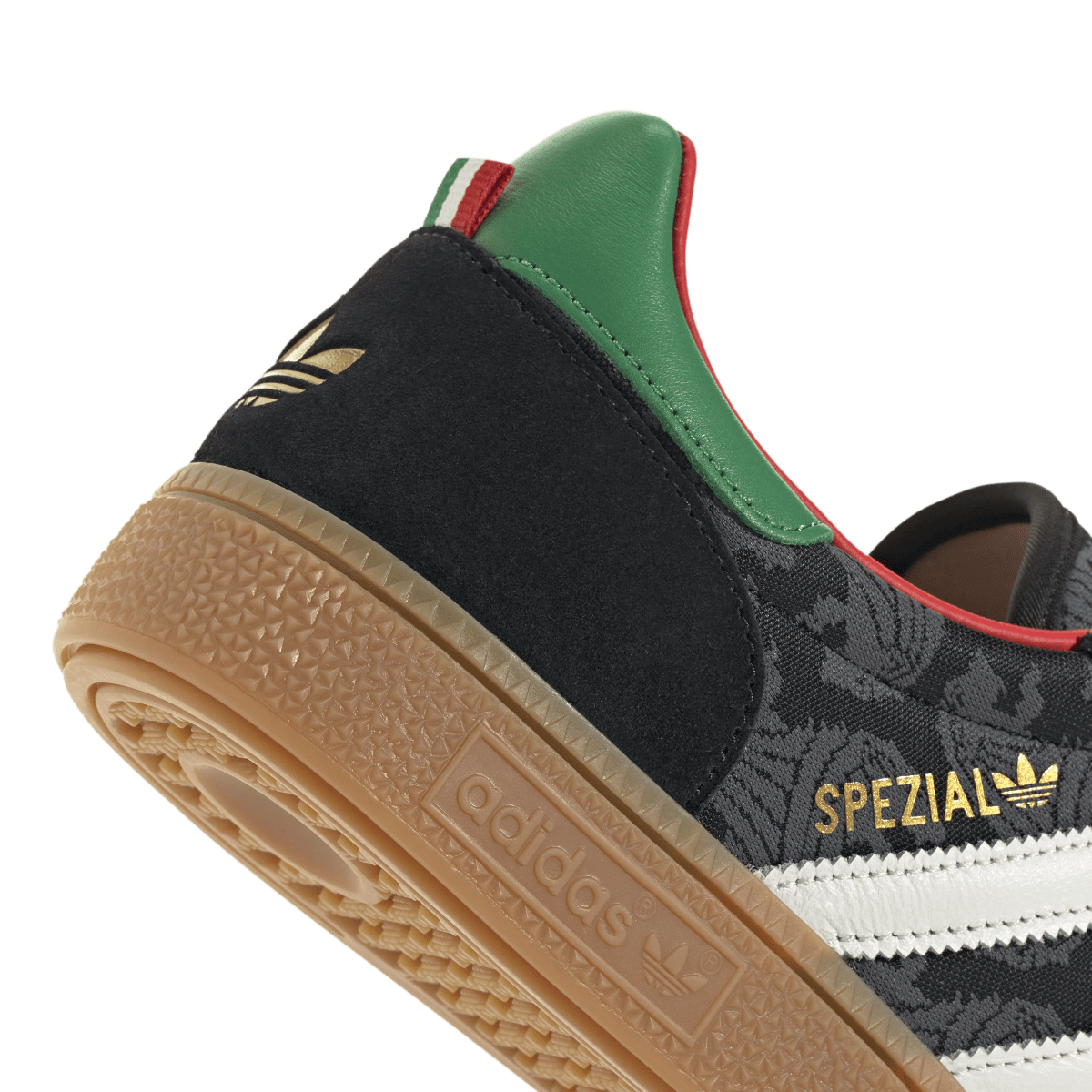 Overkicks - Adidas Handball Spezial Black Core White Green (HQ7261) - detalle