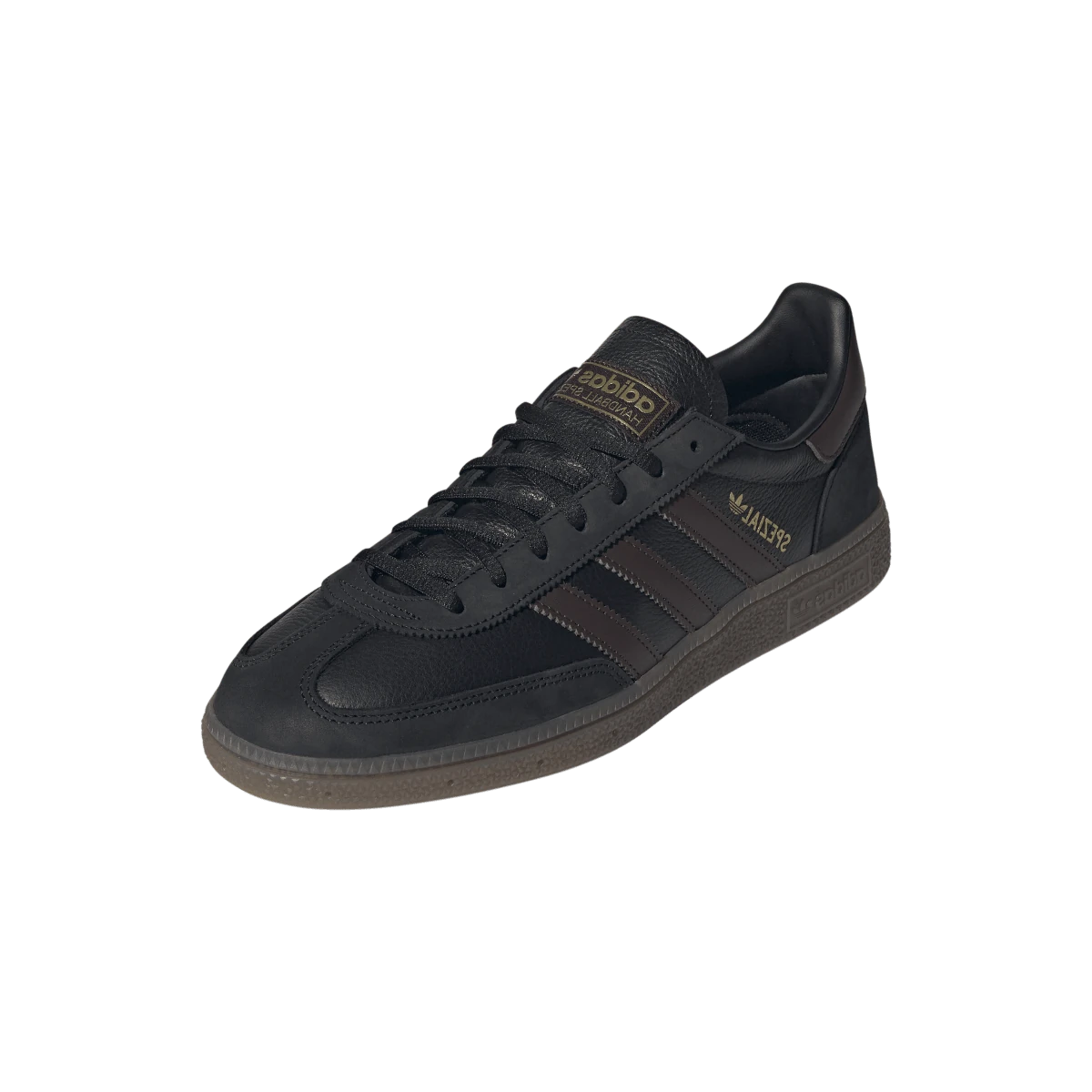 Overkicks - Adidas Handball Spezial Black Dark Brown Gum (IH6568) - vista trasera