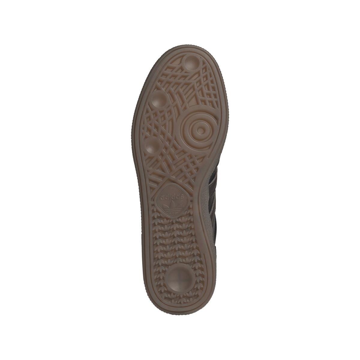 Overkicks - Adidas Handball Spezial Black Dark Brown Gum (IH6568) - detalle suela