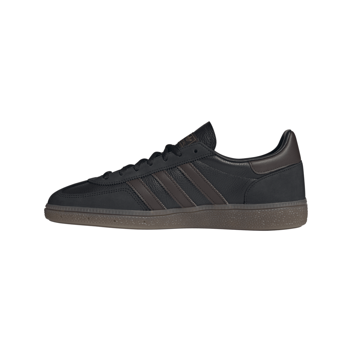 Overkicks - Adidas Handball Spezial Black Dark Brown Gum (IH6568) - detalle talón
