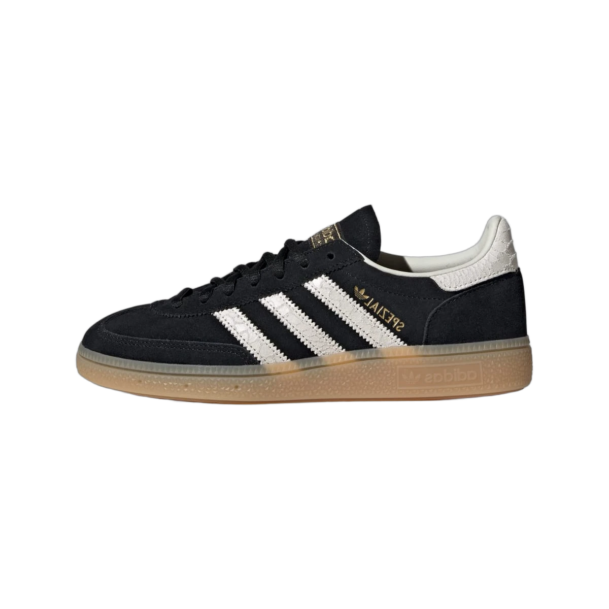 Overkicks - Adidas Handball Spezial Black Off White Gum (IH1512) - vista lateral
