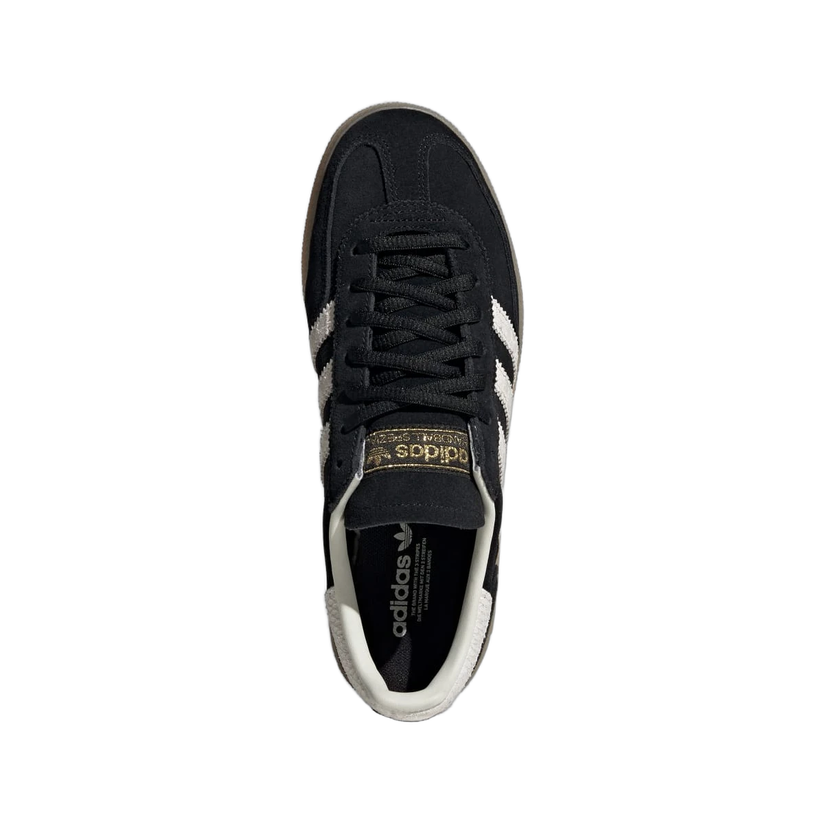 Overkicks - Adidas Handball Spezial Black Off White Gum (IH1512) - vista trasera