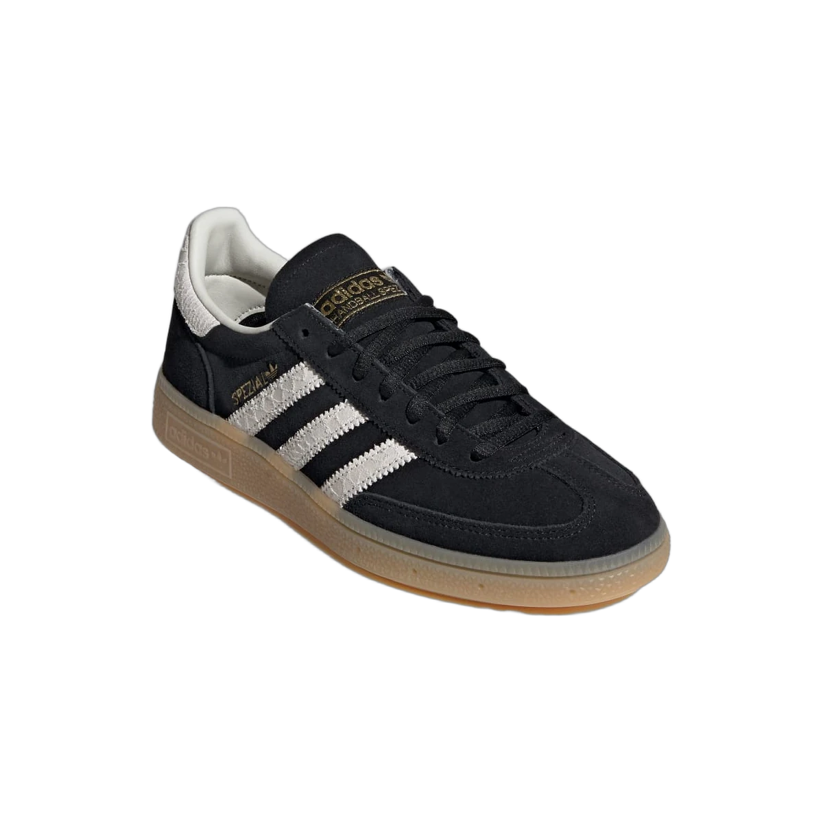 Overkicks - Adidas Handball Spezial Black Off White Gum (IH1512) - detalle suela