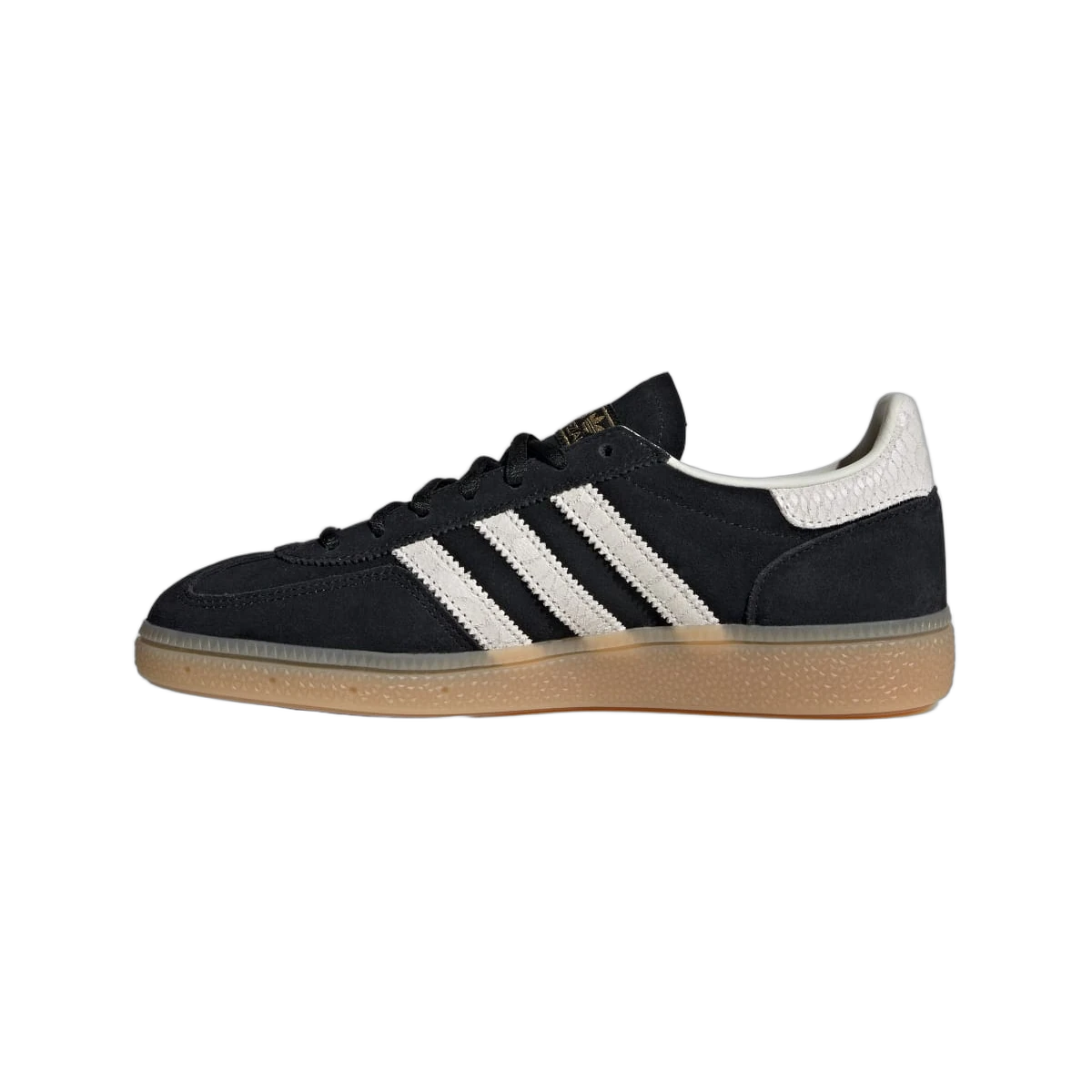 Overkicks - Adidas Handball Spezial Black Off White Gum (IH1512) - detalle talón