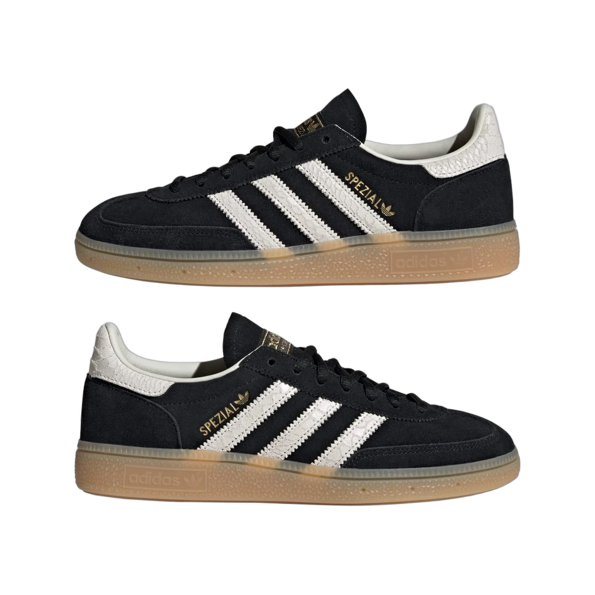Overkicks - Adidas Handball Spezial Black Off White Gum (IH1512) - detalle lateral interior