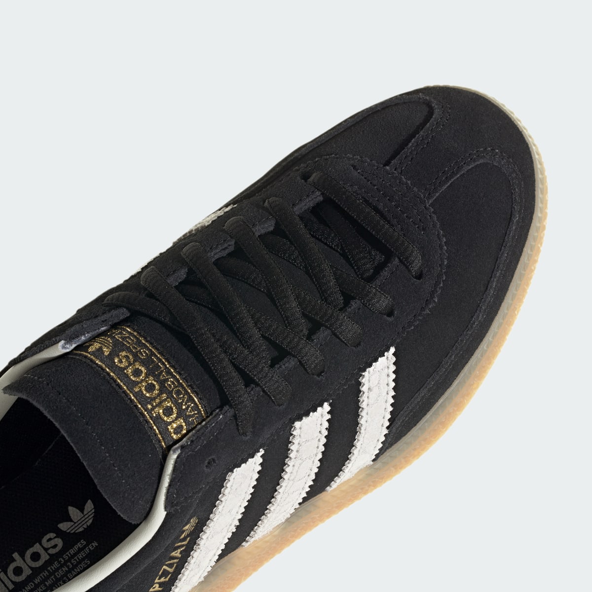 Overkicks - Adidas Handball Spezial Black Off White Gum (IH1512) - detalle