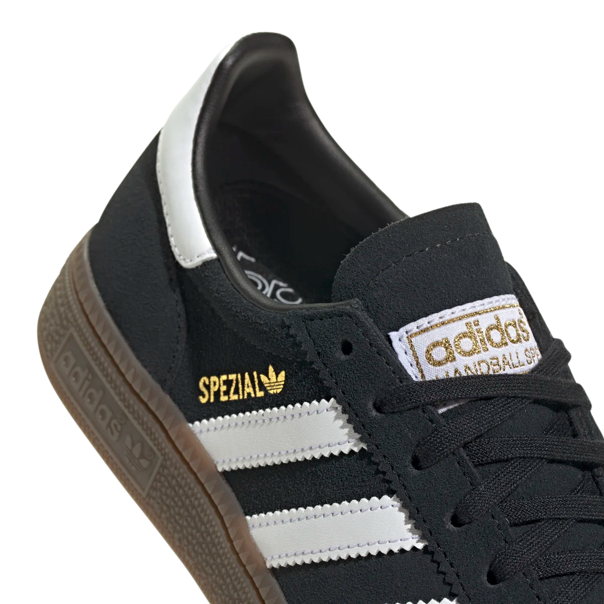 Overkicks - Adidas Handball Spezial Black White Gum (IH8010) - vista superior