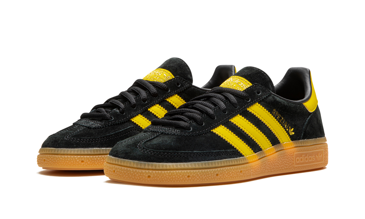 Overkicks - Adidas Handball Spezial Black Yellow (FX5676) - vista trasera