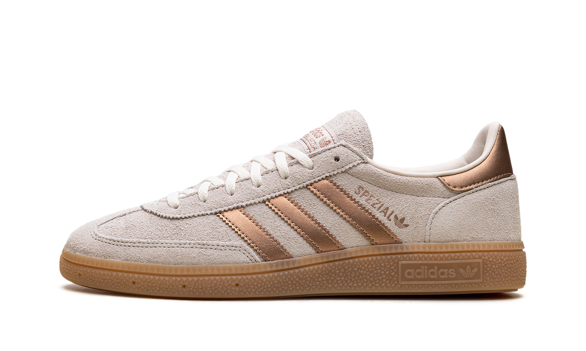 Overkicks - Adidas Handball Spezial Bliss Cream White (JP9236) - vista lateral