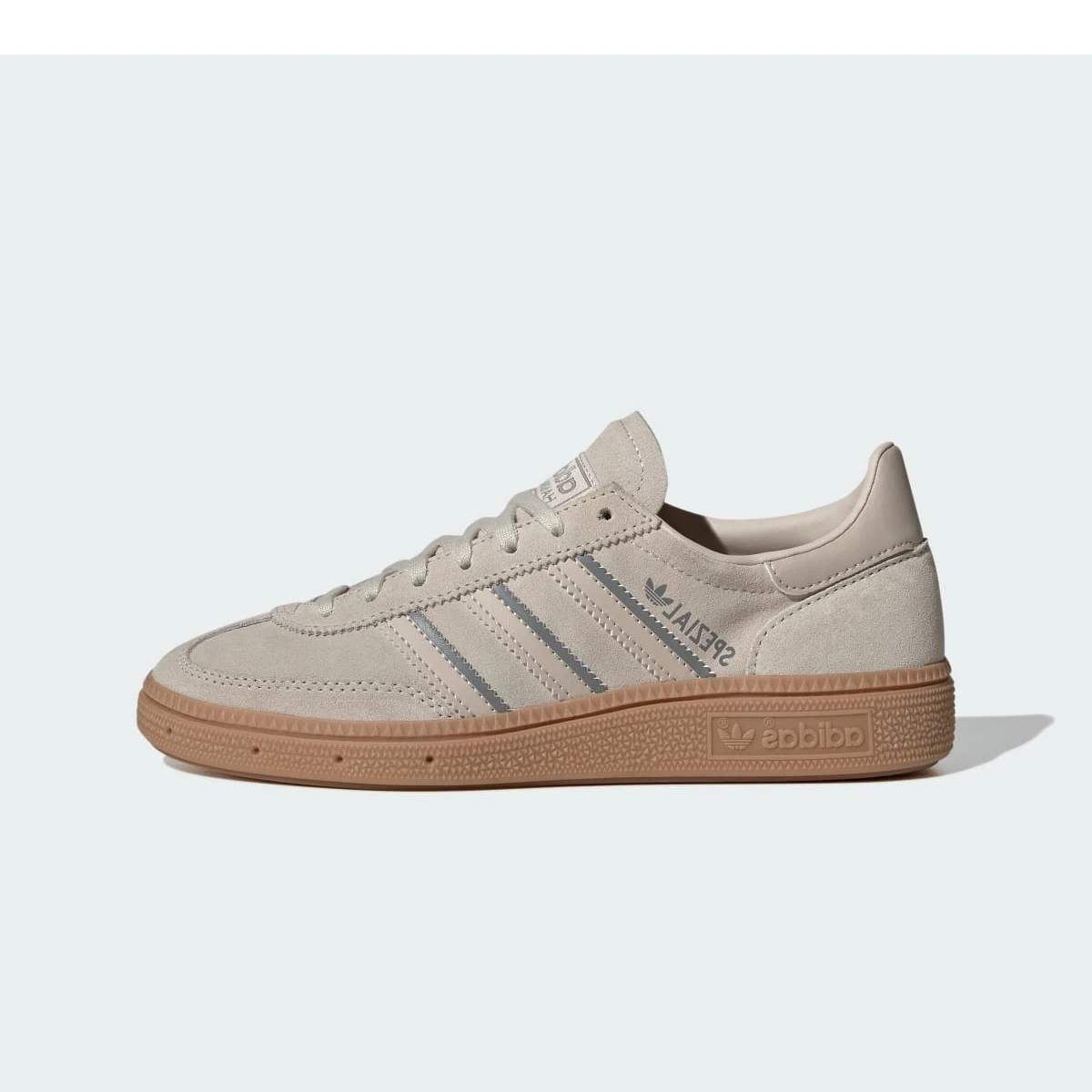 Overkicks - Adidas Handball Spezial Bliss Wonder Beige Grey Three (KI8604) - vista lateral