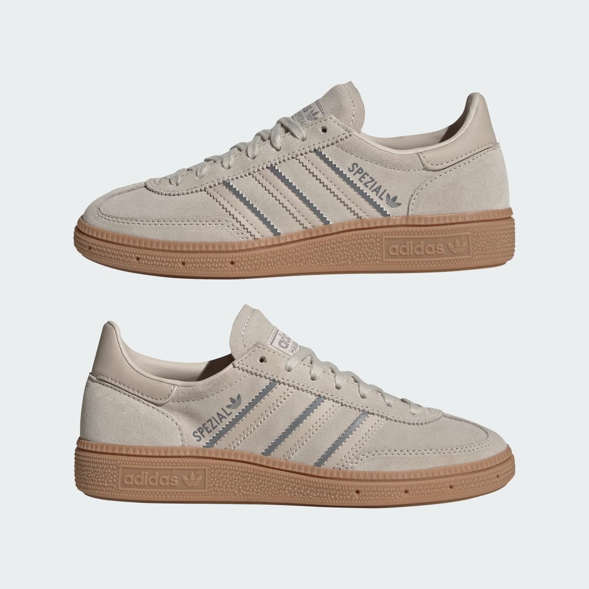 Overkicks - Adidas Handball Spezial Bliss Wonder Beige Grey Three (KI8604) - detalle lateral interior