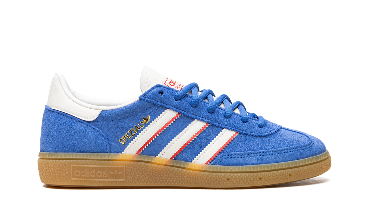 Overkicks - Adidas Handball Spezial Blue Better Scarlet (IF9532) - detalle talón