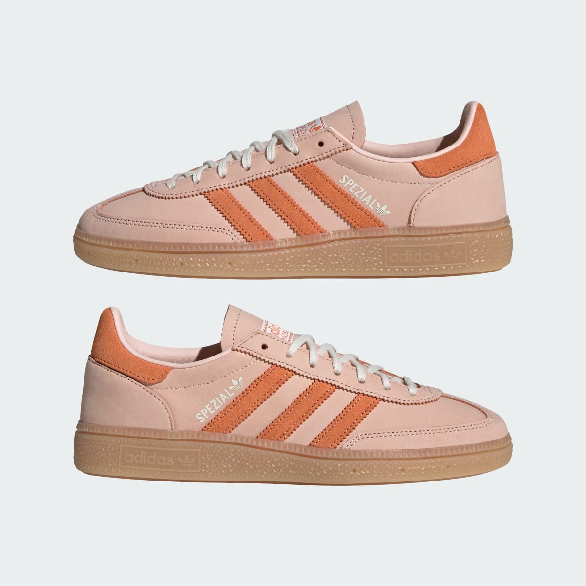 Overkicks - Adidas Handball Spezial Blush Pink Dusky Orange (IH1505) - detalle lateral interior
