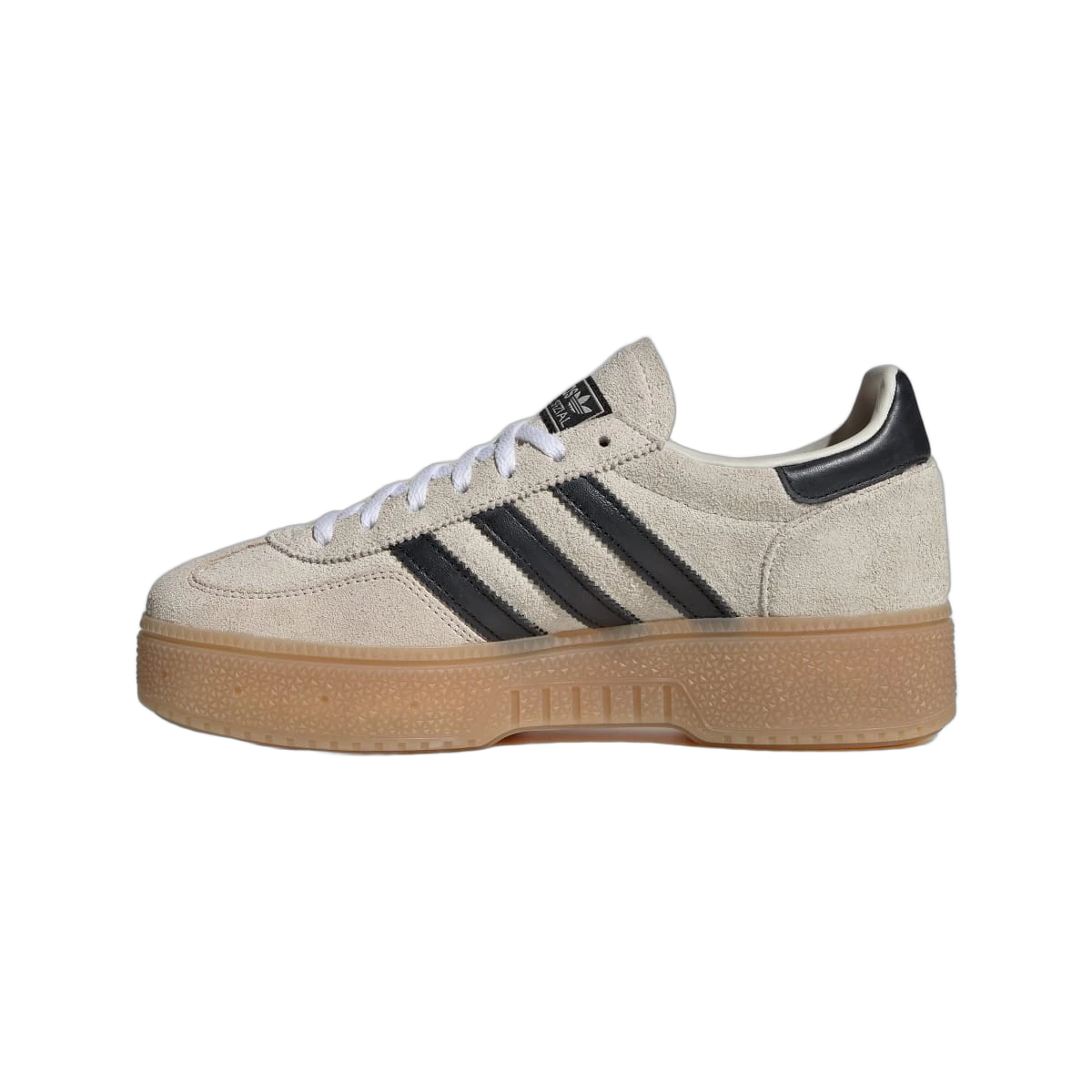 Overkicks - Adidas Handball Spezial Bold Alumina Core Black Gum (IH9190) - detalle talón