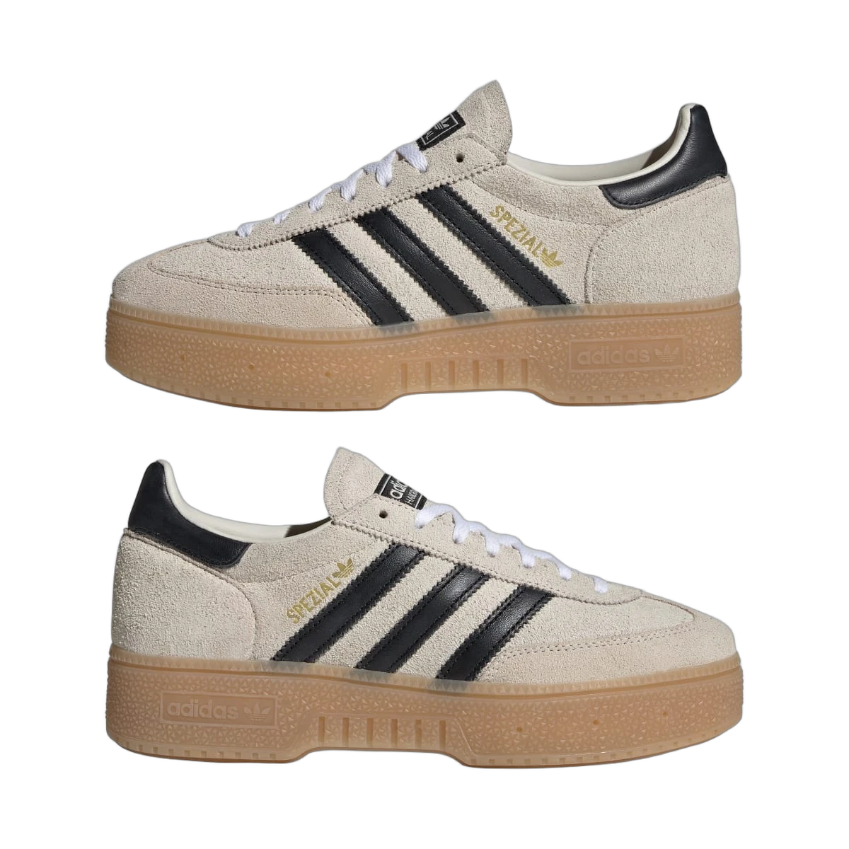 Overkicks - Adidas Handball Spezial Bold Alumina Core Black Gum (IH9190) - detalle lateral interior
