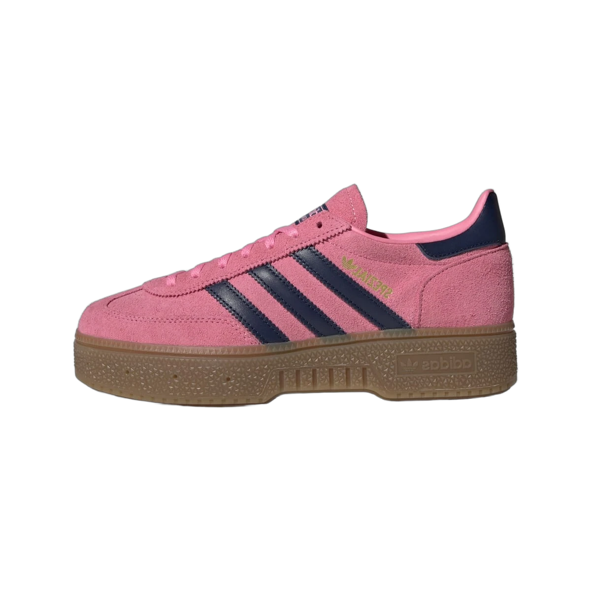 Overkicks - Adidas Handball Spezial Bold Bliss Pink Night Indigo (IH9184) - vista lateral