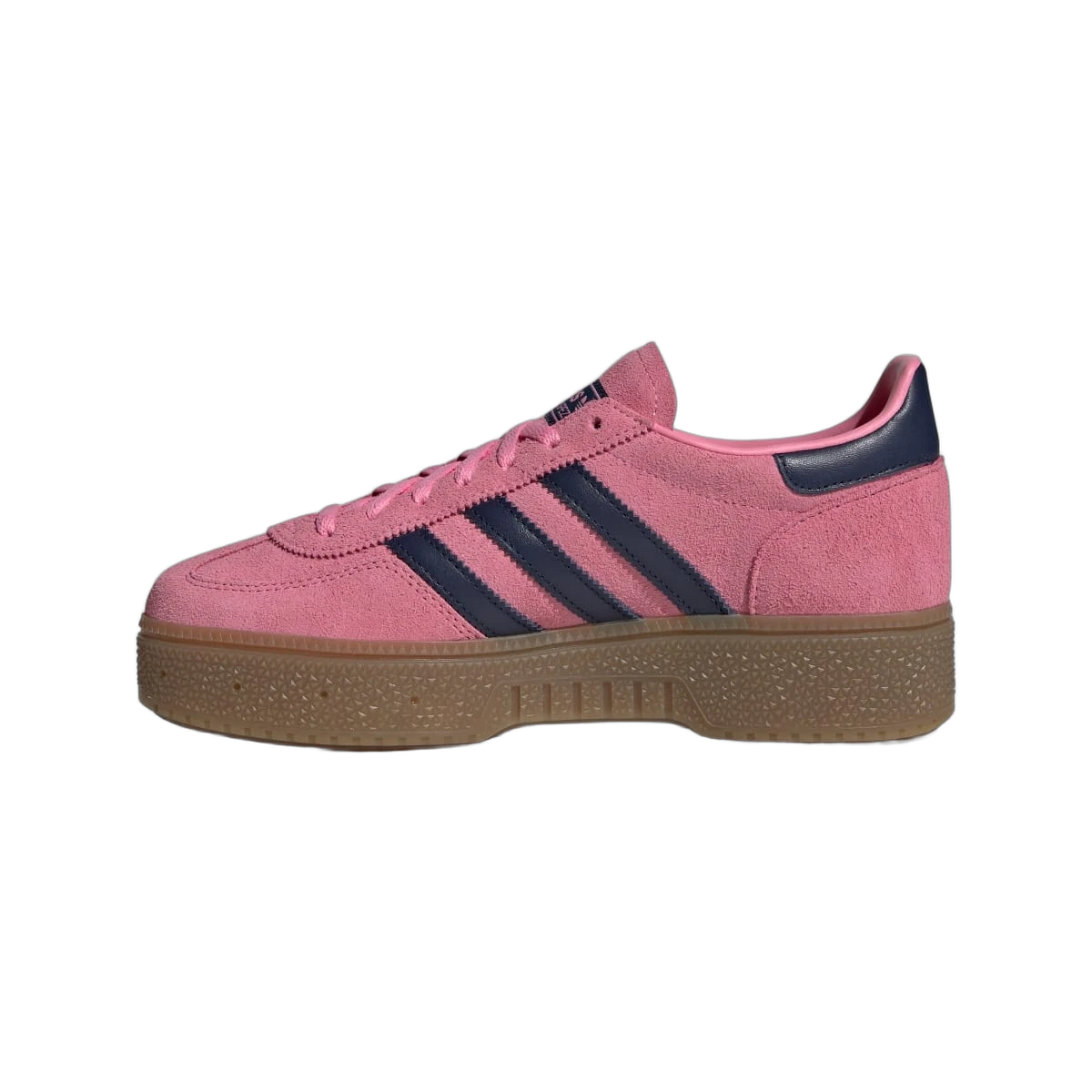 Overkicks - Adidas Handball Spezial Bold Bliss Pink Night Indigo (IH9184) - detalle talón