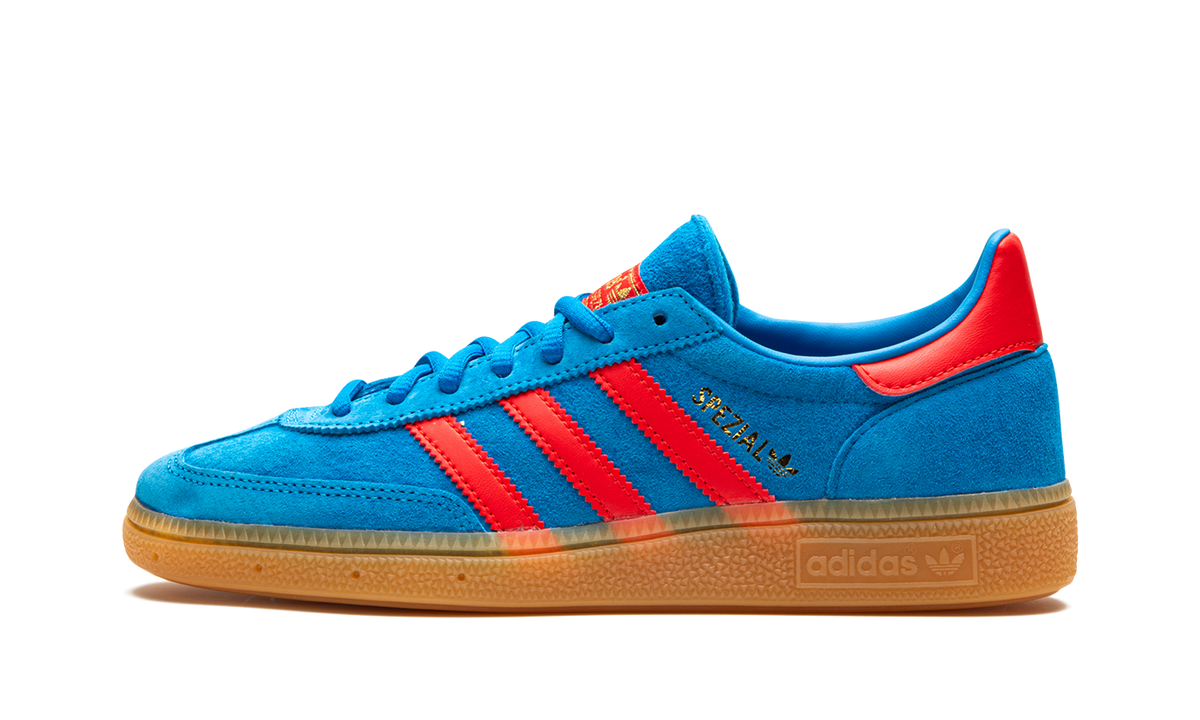 Overkicks - Adidas Handball Spezial Bright Blue (FX5675) - vista lateral