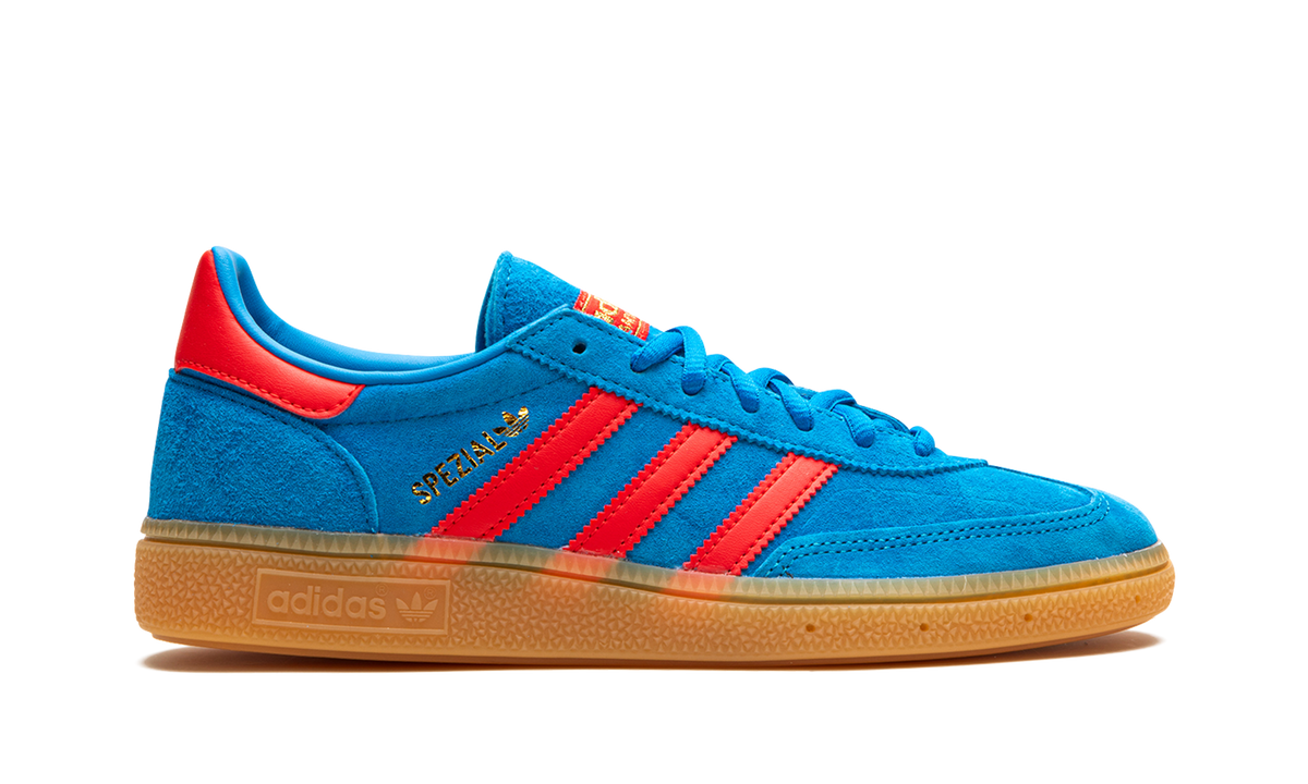 Overkicks - Adidas Handball Spezial Bright Blue (FX5675) - detalle talón