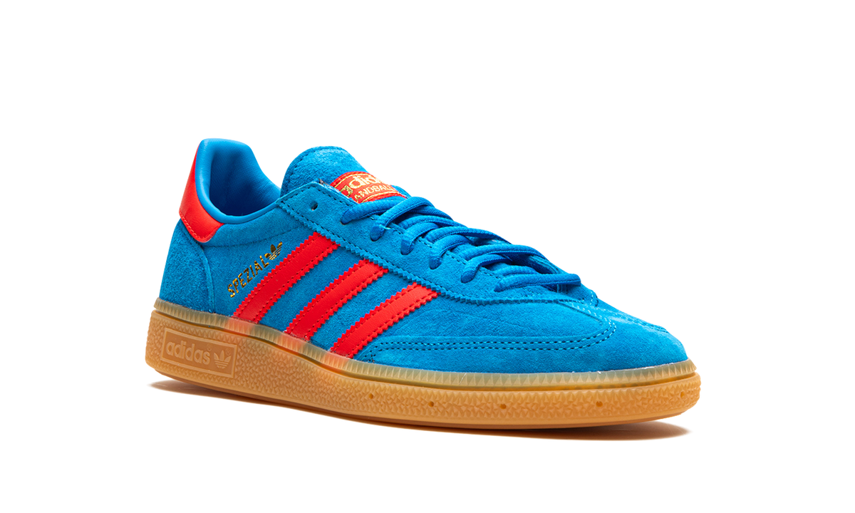 Overkicks - Adidas Handball Spezial Bright Blue (FX5675) - detalle lateral interior