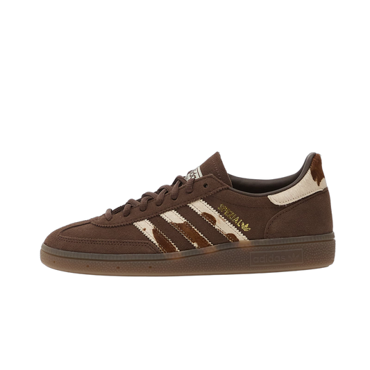 Overkicks - Adidas Handball Spezial Brown Cow Stripes (KJ7422) - vista lateral