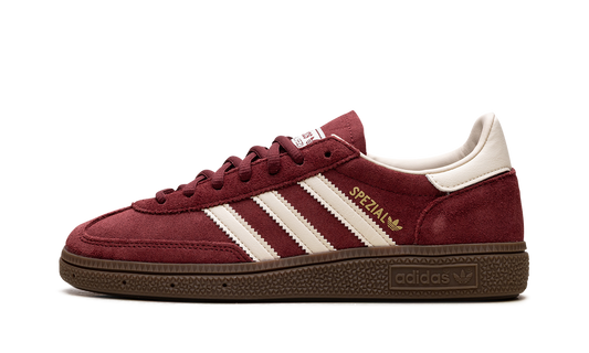 Overkicks - Adidas Handball Spezial Burgundy Crew White (JR2122) - vista lateral