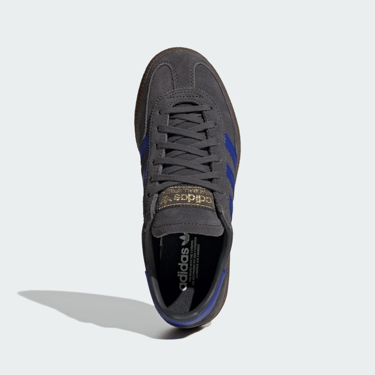 Overkicks - Adidas Handball Spezial Carbon Lucid Blue Gum (JP9553) - par completo